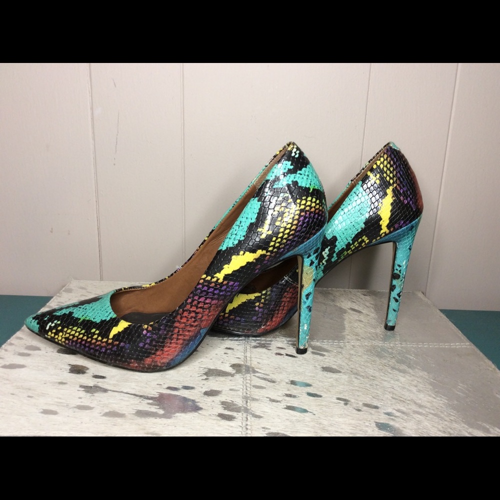 Snake Print Steve Madden Heels